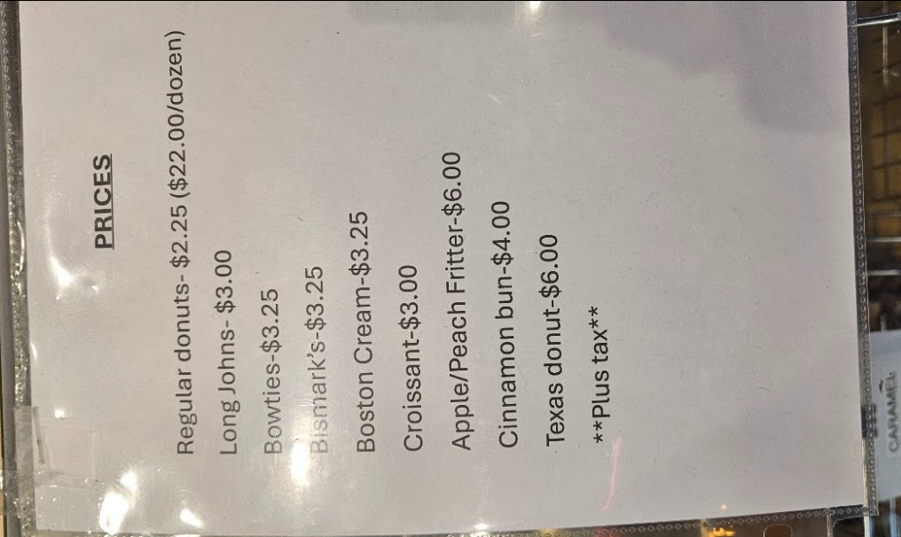 Cafe menu and header reference